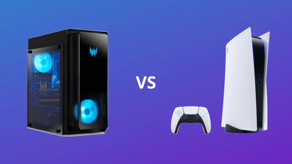 Vi jämfört skillnader mellan gamingdatorer och spelkonsoler så som PlayStation, Xbox och Nintendo Switch.