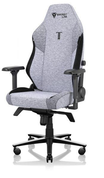 Gamingstolen Secretlab TITAN Evo 2022 i versionen av tyg. En av de bästa stolarna för gaming 2022. Välbyggd, snygg och ergonomisk.